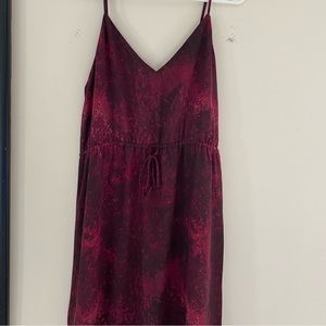 Babaton galaxy burgundy dress